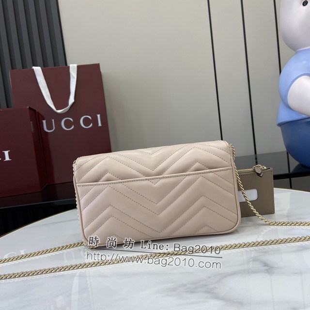 Gucci專櫃古馳最新款Marmont系列迷你手袋鏈條女包 jh2071型號：751526
